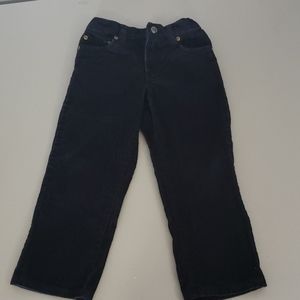 Black corduroy pants